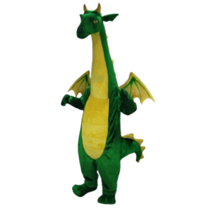 Big Green Fantasy Dragon Mascot Costume Low-cost Cartoon Character Advertising Performance Costumes for Party Carnival SW765