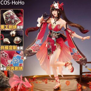 COS-HoHo Honkai: Star Rail Sparkle Game Suit Gorgeous Lovely Dress Cosplay Costume Halloween Party Role Play Outfit Women