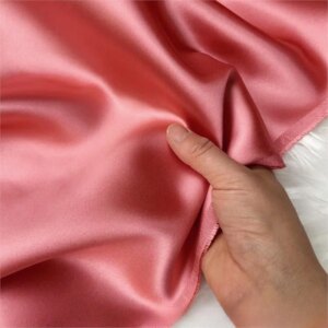 40momme silk heavy satin fabric solid color suit cheongsam dress thick plain