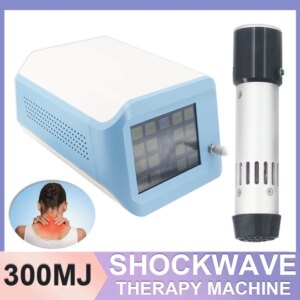Professional 300MJ Shockwave Therapy Machine Pain Relieve Equipment ED Treatment Portable Muscle Relaxation Deep Body Massage
