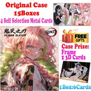 2025 Newest Case Wholesale Lemon Culture Demon Slayer Colored Paper Waifu Shinobu Trading Master Set Card CCG TCG Art Gift
