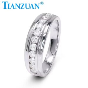 Simple Style White Color Moissanite Rings for Women Jewelry Gifts Fashion Jewelry Everyday Accessories