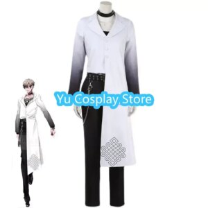 Yu-Cosplay Game Division Rap Battle Cosplay DRB AIKUCHI Cosplay Costume Fancy Suit Full Set Halloween Carnival Uniforms Custom