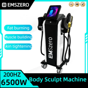 EMSZERO Machine 15 Tesla RF 6500w NEO Body Slimming Fat Burning Muscle, Foldable Screen