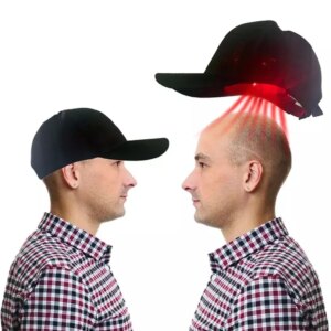 LLLT Hair Growth Cap with 96 Lasers 650nm Red Light Therapy for Thicker Hair & Scalp Revitalization Home Use