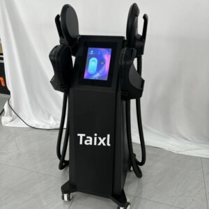 EMS Body Slimming Sculpting in Sculpt Machine 6500W Weight Lose Electromagnetic Muscle Fat Removal with 4 Handle