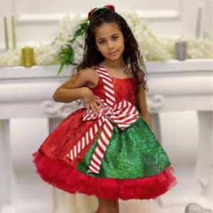 Mvozein Flower Girl Dresses Puffy Girl Wedding Party Dress Princess Dress Christmas Performance Dresses