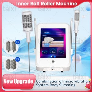 EMS Inner Ball Machine 2 Handles Massage 40K Compression Micro-vibration Vacuum 5D Weight loss Beauty Machine