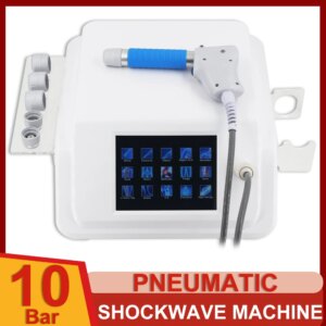 Pneumatic Shockwave Machine For ED Treatment 10 Bar Professional Shock Wave Sport Injury Pain Relife Body Massager