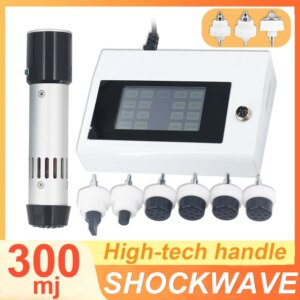 Shockwave Therapy Machine With 10 Heads Massage High Energy 300MJ Shockwave therapy Sports Injury Muscle Massage Pain Relief