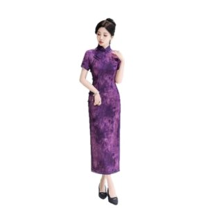 Chinese wind Xi mother wedding cheongsam send test dress