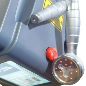 Rechargeable Handheld Laser Massager – Portable Muscle Relaxation & Blood Circulation Improvement