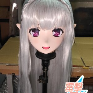 (X-KM143)Quality Handmade Female/Girl Resin Japanese Cartoon Character Animego Cosplay Kigurumi Mask Crossdresser