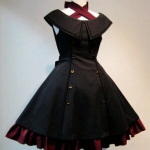 Classical  Style OP Dress Double Breasted Gothic Lolita One Piece
