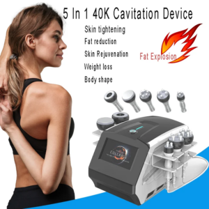 5 In 1 40K Cavitation Device Cellulite Removal Laser Rf Vacuum 40k Cavitation Body Slimming Machine for Beauty Salon
