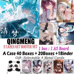 New A5 Size Card QINGMENG Hobby Spicy Board Genshin Collection Doujin Hutao Ganyu Rare Card Toy Gift