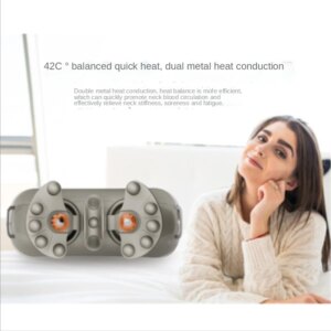 Electric Neck Massager & 3 speed modes Relief Tool Cervical Vertebra Physiotherap body massage Health Care Relaxation