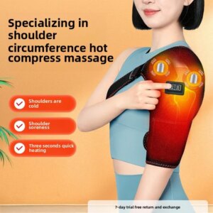 Arm massager rechargeable heating electric shoulder hot compress therapy bag to protect shoulder pain and keep warm arm pain