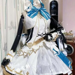Hololive Vtuber Shirakami Fubuki Hit The Song Costume Cosplay Costume Cos Game Anime Party Uniform Hallowen Play Role Clothes