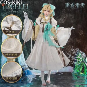 COS-KiKi Reverse:1999 Lorelei Game Suit Elegant Dress Uniform Cosplay Costume Halloween Party Role Play Outfit Women S-3XL