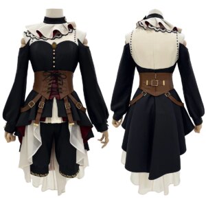 HOLOUN BanG Dream Ave Mujica Anime Doloris Uika Misumi Cosplay Costume Dress Detachable collar Corset Shorts Cos Convention