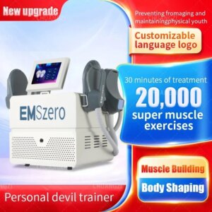2025 New 6500W EMSzero Machine for Fat Reduction & Muscle Building with Pelvic Stimulation – HI-EMT Body Sculpting Fitness