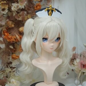 Kigurumi Barbara Kigurumi mask Full Headband Lock Cosplay Headshell Props Costume Anime Game