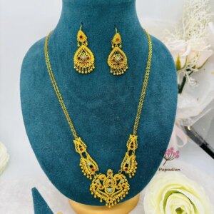 New Dubai Necklace Earrings for Women’s Party Jewelry Set DD10460