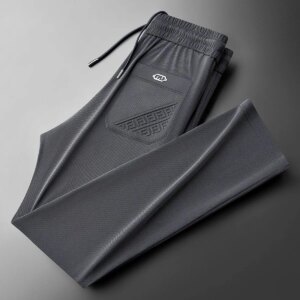 High-end ice silk soft masks designed specifically for summer use, Yasel brand men’s sports pants, men’s solid-color slim-fit sw
