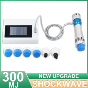 300MJ Shockwave Therapy Machine ED Treatment Muscle Relax Massage Pain Relief Health Care Shock Wave Home Use With Smart Screen