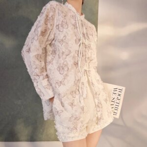 New light luxury temperament sense of small Chinese shirt