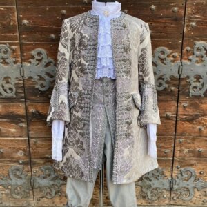 1700s Rococo Baroque Costume For Men Georgian Victorian Royal Court Noble Prince Tuxedo Uniform Suit Carnival Theatre Outfits