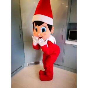 New Adult Halloween Christmas Popular Elf Boy Mascotte Fancy Cartoon Mascot Costume Plush Fancy Dress Mascot Costume