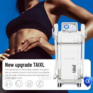 2025 NEW 15Tesla 6500W EMS NEO Body Sculpting Machine – RF Fat Burning, Muscle Building 4 Handles Fast Slimming Results