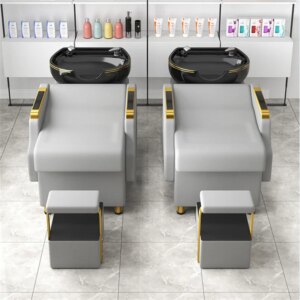 High-Quality Beauty Salon Hair Washing Chair Comfortable Shampoo Bed High-End Hair Washing Shampoo Bed