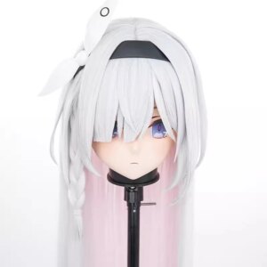 Handmade Customize Full Headband Lock Masks Doll Cartoon Character Cosplay Kigurumi Masks Resin Japanese Anime Kigurumi Masks