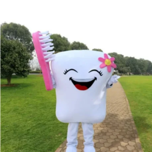 New Adult Hot Sale Foam Lovely Tooth Doll Fancy Cartoon Mascot Costume Plush Christmas Fancy Dress Halloween Mascot Costume