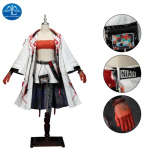 Arknights Catherine Nian  Year Cosplay Costume Women Party Uniform Women Halloween Red Anime Animation Suit