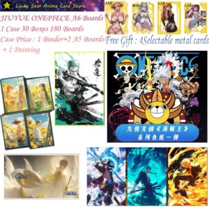 JIUYUE ONEPIECE A6 Boards Anime One Piece Cards Nami Luffy Character Collection Cards CCG ACG Game Child Gift Toy