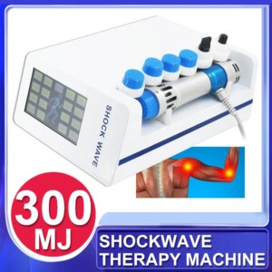 Shockwave Therapy Machine Relief Pain 300MJ Professional Shock Wave For ED Treatment Tennis Elbow Relax Body Massage
