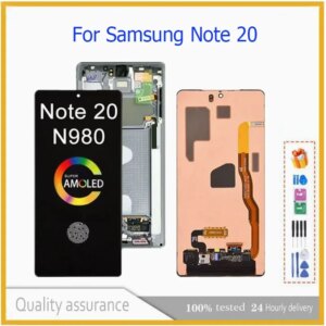 Super OLED 6.7 “LCD for Samsung Galaxy Note 20 note20 5G n980f n980f/DS n981b n981u with frame display touch screen replacement