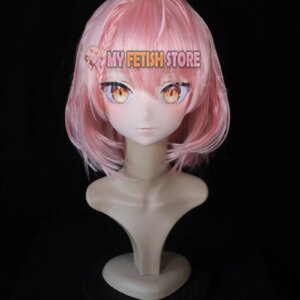 (NFD016)Customize Full Head Quality Female/Girl Resin Japanese Anime Cartoon Character Kig Cosplay Kigurumi Mask Crossdress Doll
