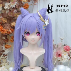 Kigurumi Hara-jin, engraved Qing Kigurumi mask full headband lock cosplay headshell props costume anime game