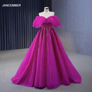 Exquisite Perfect Wedding Guest Dress 2023 A-line Sweetheart Off the Shoulder Sweep Train RSM231112 Pleat Lace Up
