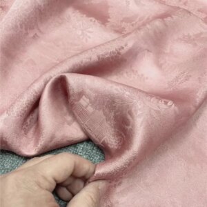 New Plant Dyed Real Silk Hangjin Jacquard Fabric Dress Cheongsam Fabric