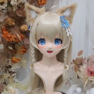 Kigurumi player oc show Kigurumi mask full head with lock cosplay