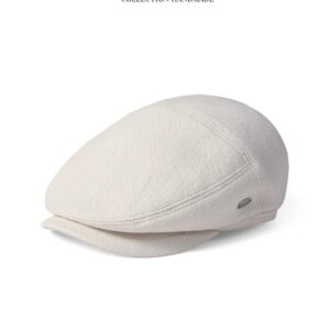 Elegant fashion high quality breathable pure cotton cap men’s and women’s white hats