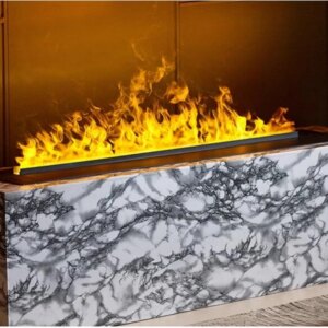 5 year warranty water steam 3d atomization modern vapour effect fireplace with speaker