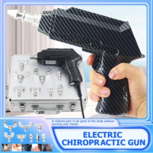 Electric Chiropractic Adjusting Tools 1500N Electric Correction Gun For Spine Impulse Therapy Body Relaxation Portable Massager