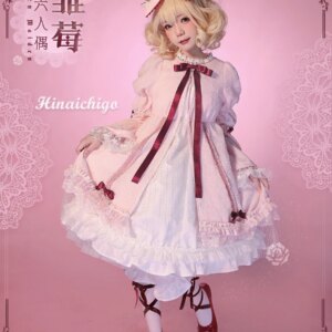 COS-HoHo Anime Rozen Maiden Hinaichigo Lovely Lolita Dress Elegant Uniform Cosplay Costume Halloween Party Outfit Women